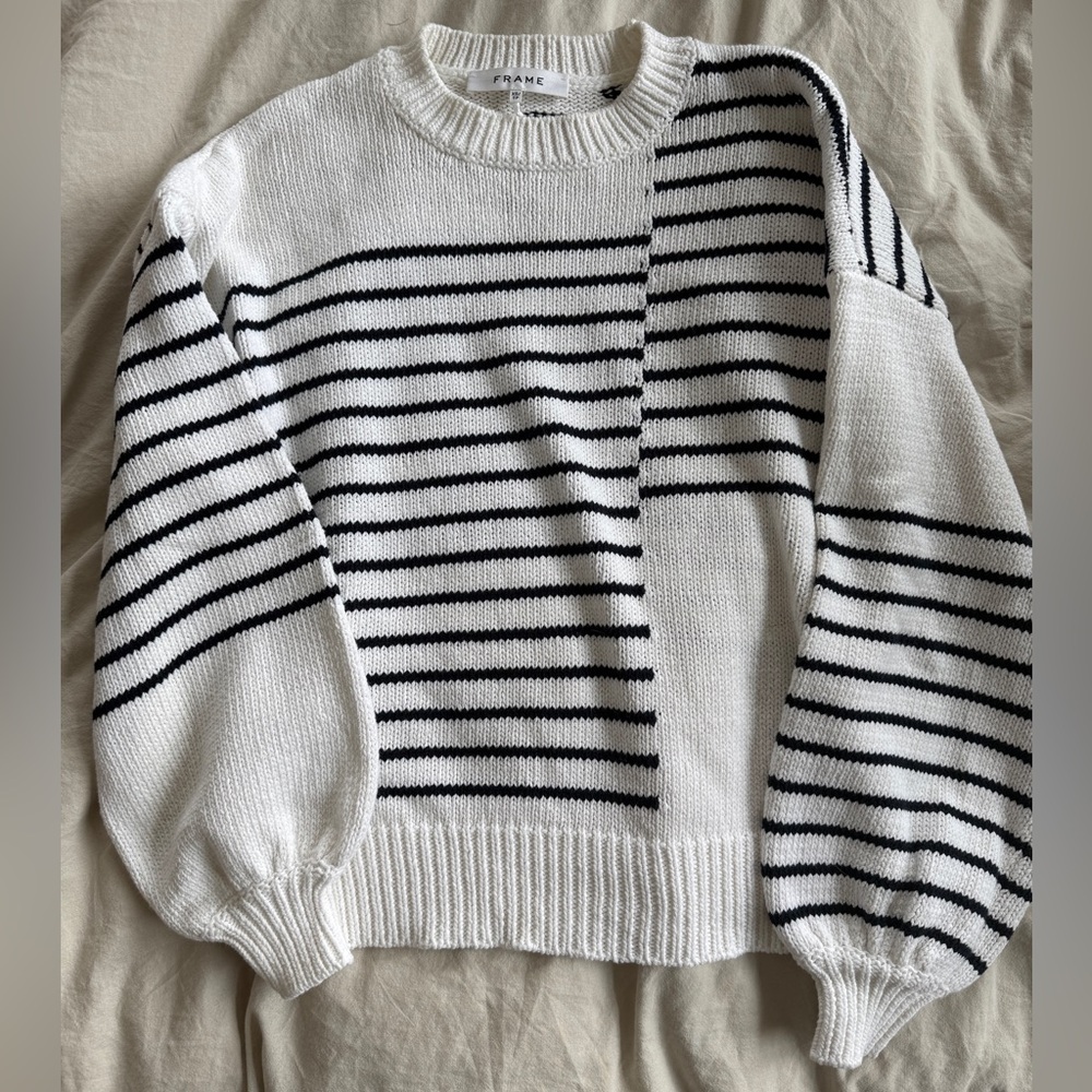 Frame Women's Mixed Striped Sweater